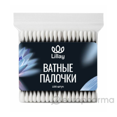 Lillay Ватные палочки пакет 100 шт