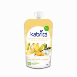 Kabrita® фруктово-злаковое пюре с козьими сливками «Ванильный пудинг» для детей с 8 мес