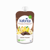 Kabrita® фруктово-злаковое пюре с козьими сливками «Какао пудинг» для детей с 9 мес