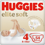 Huggies Elite Soft OD (4) Mega 54x2