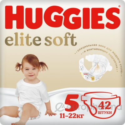 Huggies Elite Soft OD (5) Mega 42x4