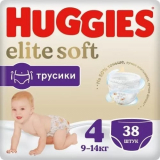 Huggies Elite Soft Pants (4) Mega 38x2