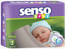 Senso Baby подгузники для детей с кремом бальзамом B2 26 шт