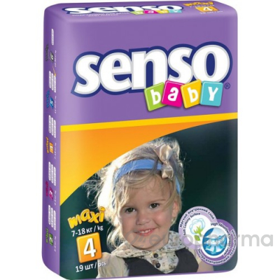 Senso Baby подгузники для детей с кремом бальзамом B4 19 шт