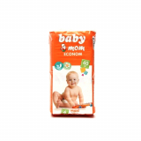 Senso Baby подгузники для детей Baby Mom Econom с кремом бальзамом E4 40 шт