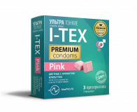I-TEX презервативы ультратонкие с ароматом бубльгума 3 шт