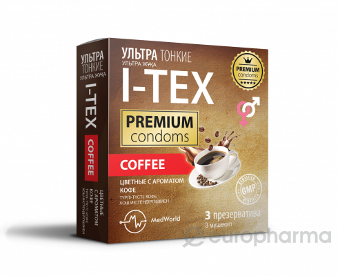 I-TEX презервативы ультратонкие с ароматом кофе 3 шт