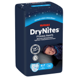 У - Huggies трусики DryNiltes 4-7 лет ночные для мальчиков № 10 шт( уценка)