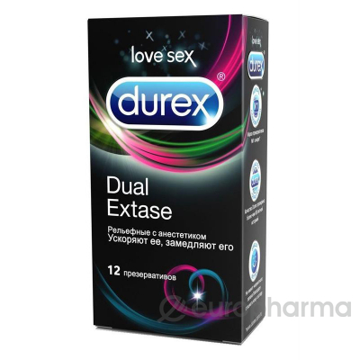 Презервативы Durex Dual Extase №12