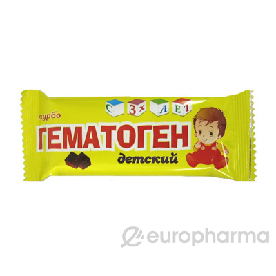Гематоген "Турбо" детский 35 гр Гематоген "Турбо" детский 35 гр