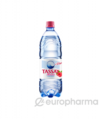 Tassay вода негазированная малина 1,0 л