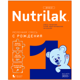 Нутрилак (Nutrilak) 1 смесь сухая молочная адаптированная до 6 мес 300 гр