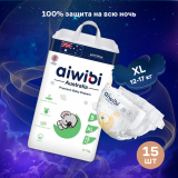 Подгузники ультратонкие Aiwibi Premium Little Sleeper , -5 XL (12-17 кг), 48 шт