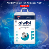 Подгузники ночные Aiwibi Premium Hot Air Gentle Night -3, M (6-11 кг.), 21 шт