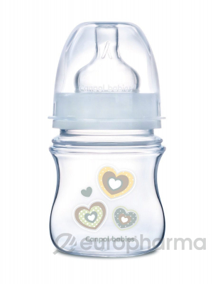 Бутылочка PP EasyStart с широким горлышком антиколиковая, 120 мл, 0+ Newborn baby, белый 35/216_bei