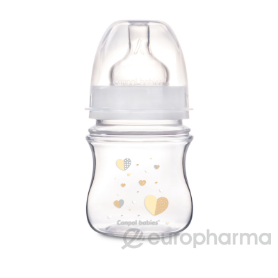Canpol babies Антиколиковая бутылочка с широким горлом 120мл