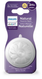Avent Philips 2x Natural Response Teats, no-drip, anti-colic, 3m+