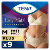 TENA Lady Pants Plus Crème урологические трусы для женщин M 9 шт.