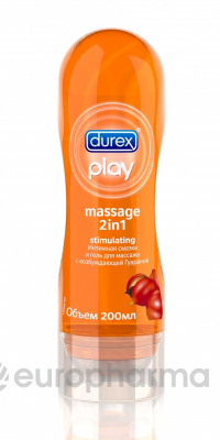 Гель-смазка Durex Massag2in1Stimul 200ml