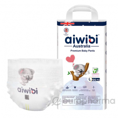 Aiwibi Premium Трусики-подгузники  размер L - 44шт