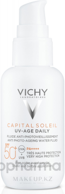 Vichy Capital Soleil UV-Age Daily Флюид солнцезащитный для лица SPF50+, 40 мл