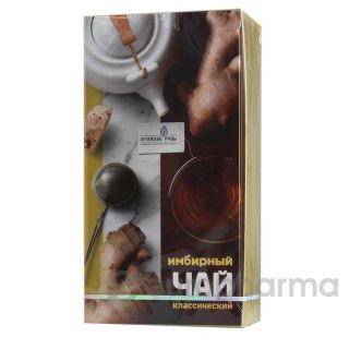 Имбирный чай классический 1,5 г №20 фиточай  пак."Алтайские травы"