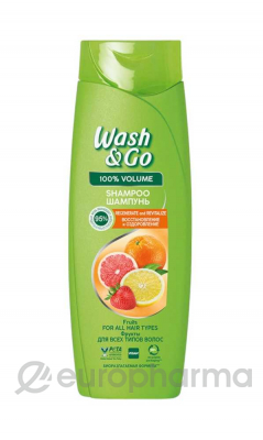 Wash&Go шампунь 180мл с экстрактом фруктов (для всех типов волос)