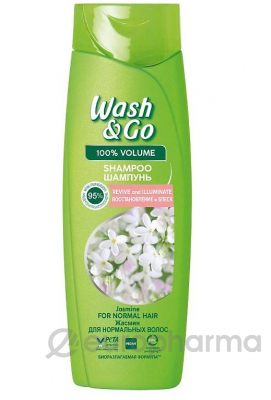 Wash&Go шампунь 360мл с жасмином (для нормальных волос)