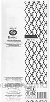 Повязка д/ран Biozec10x25см,н/тк осн.стер