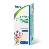 Сироп от кашля-Тева, сироп без сахара, 9 %, 175 Грамм, №1