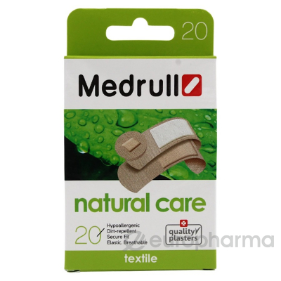 Лейкопластырь Medrull Natural Care №20 19*72мм, 25*72мм круглые d22, упак