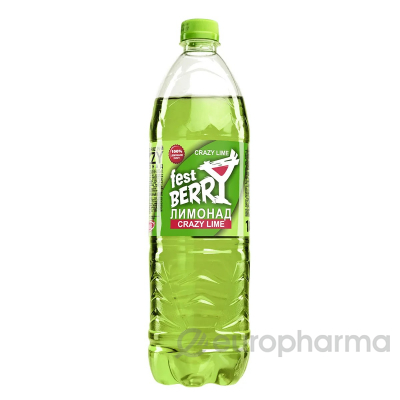 FEST BERRY лимонад crazy lime пэт 1,0 л