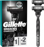 Бритва GILLETTE  MACH3 Charcoal со сменными кассетами для бритья 2шт