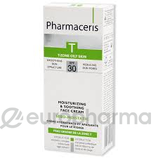 Pharmaceris T Увлажняюще смягчающий крем для лицаSPF 30 Sebo-Moistatic 50 мл