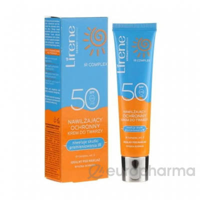 Lirene Солнечная серия Защитный крем для лица SPF50, 40 мл