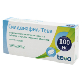 Силденафил-Тева,таб,пок.пл.об,1 таб,уп кон/яч,100мг