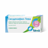 Силденафил-Тева,таб,пок.пл.об,1 таб,уп кон/яч, 50 мг