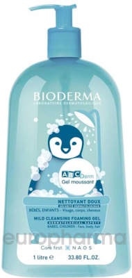 Bioderma Bioderma ABCDerm пенящийся гель Мягкий очищающий 1000мл