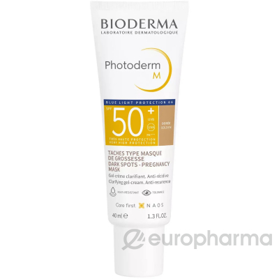 Bioderma PHOTODERM Cолнцезащитный крем М с темным оттенком 40мл SPF50+