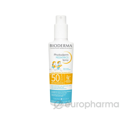 Bioderma Photoderm Pediatrics Spray SPF50+ Солнцезащитный спрей для детей 200 мл