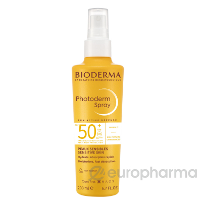 Bioderma Photoderm Крем-спрей солнцезащитный для всех типов кожи 200мл