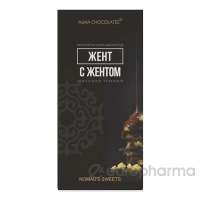 Шоколад Alma Chocolates Nomad's Sweets темный с жентом 200 г