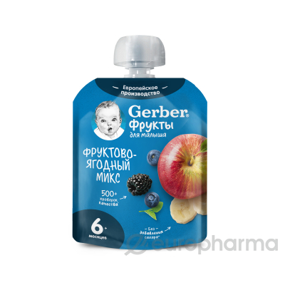 Gerber Пюре ФруктЯгодмикс 90г