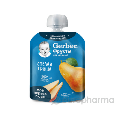 Gerber Пюре Спелая Груша 90г