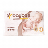 Подгузники Bay Bee NB (2-5кг) 36 шт