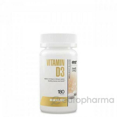 Maxler Vitamin D3 ( 1200 IU ) №180 таб