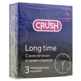 CRUSH ПРЕЗЕРВАТИВЫ LONG TIME С АНЕСТЕТИКОМ № 3 ШТ