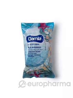 Туалетное мыло DAMLA 100гр SEA MINERALS DELICATE CREAM