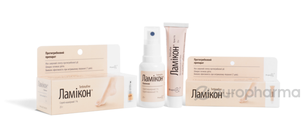 Ламикон 1%, 25 гр, спрей Ламикон 1%, 25 гр, спрей