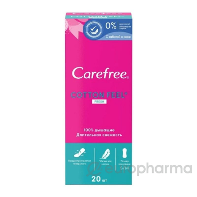 Ежедневные прокладки Carefree Cotton Feel Normal 20 шт